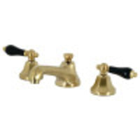 Thumbnail for Kingston Brass KS4467PKL Duchess Widespread Bathroom Faucet with Brass Pop-Up, Brushed Brass - BNGBath
