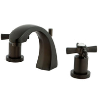 Thumbnail for Kingston Brass KS4985ZX 8 in. Widespread Bathroom Faucet, Oil Rubbed Bronze - BNGBath