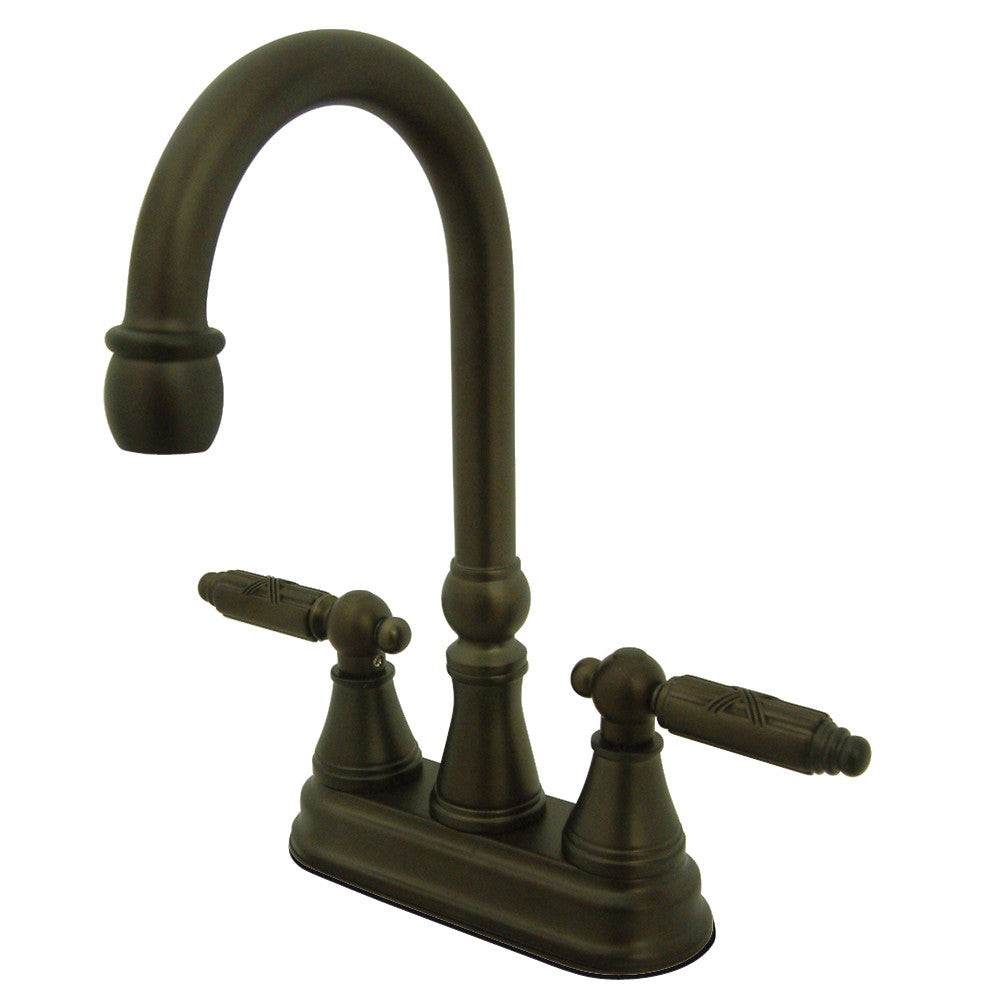 Kingston Brass KS2495GL Bar Faucet, Oil Rubbed Bronze - BNGBath