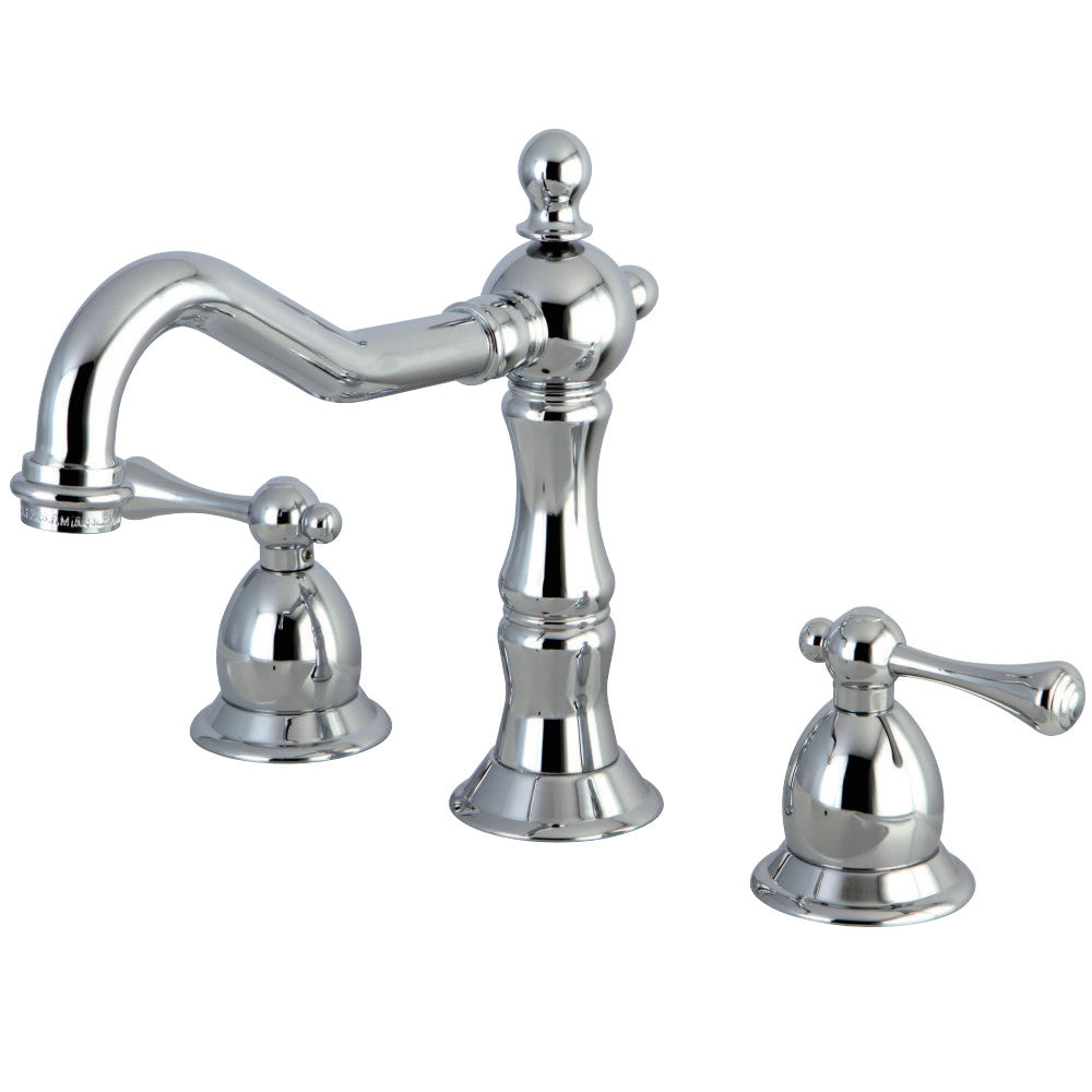 Kingston Brass KS1971BL 8 in. Widespread Bathroom Faucet, Polished Chrome - BNGBath