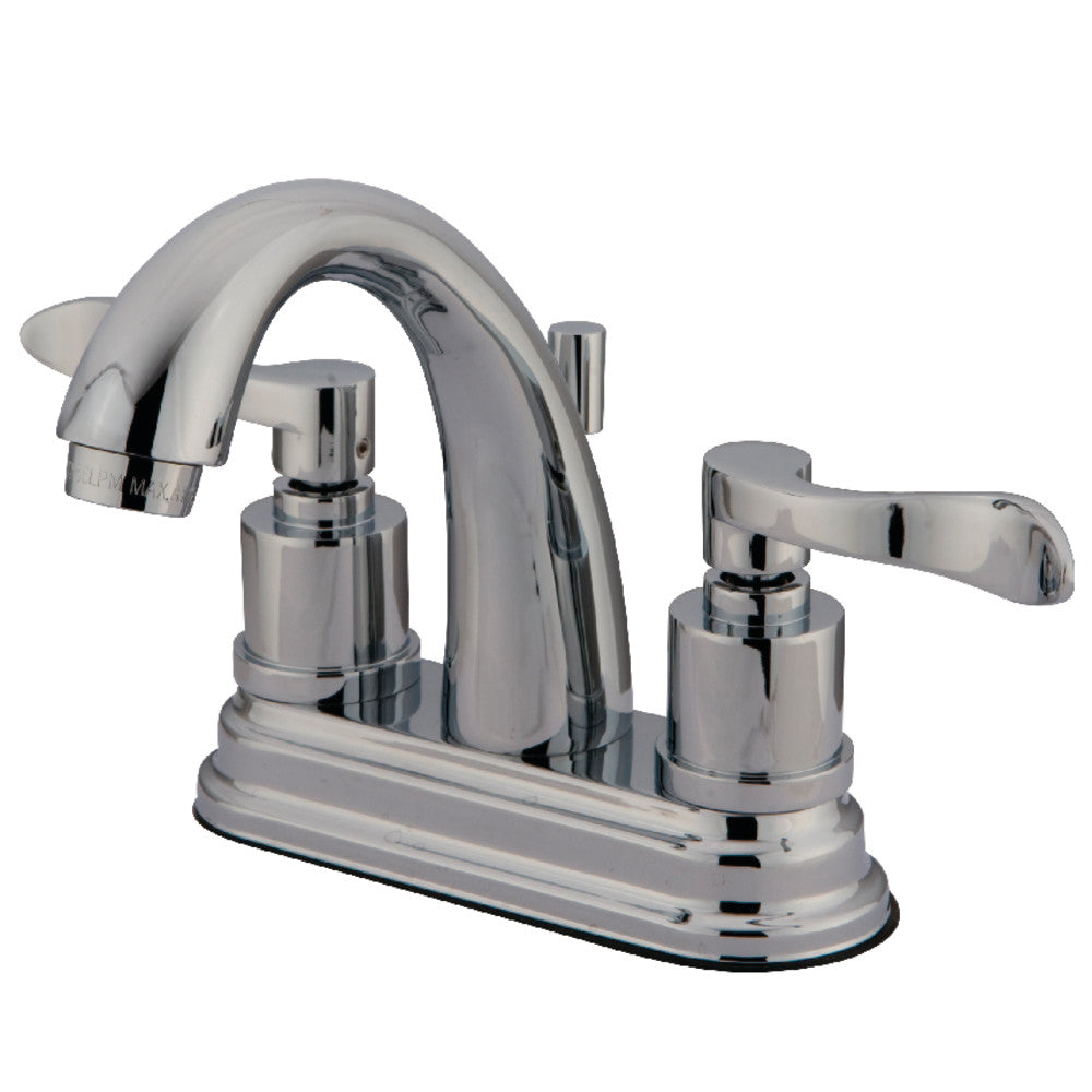 Kingston Brass KS8611DFL 4 in. Centerset Bathroom Faucet, Polished Chrome - BNGBath