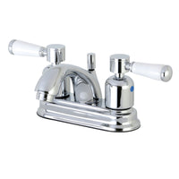 Thumbnail for Kingston Brass FB2601DPL 4 in. Centerset Bathroom Faucet, Polished Chrome - BNGBath