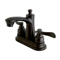 Thumbnail for Kingston Brass FB7625NFL 4 in. Centerset Bathroom Faucet, Oil Rubbed Bronze - BNGBath