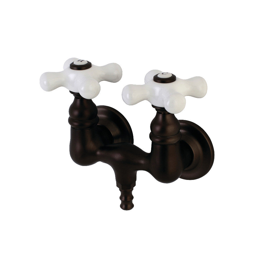 Aqua Vintage AE39T5 Vintage 3-3/8 Inch Wall Mount Tub Faucet, Oil Rubbed Bronze - BNGBath