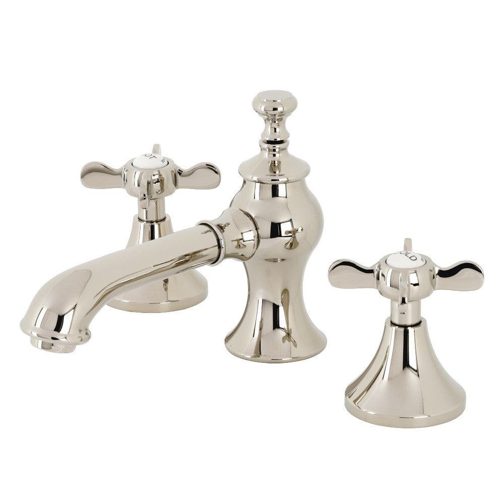 Kingston Brass KC7066BEX Essex 8 in. Widespread Bathroom Faucet, Polished Nickel - BNGBath