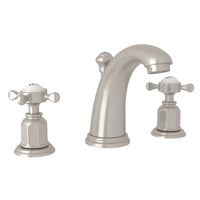 Thumbnail for Perrin & Rowe Edwardian High Neck Widespread Bathroom Faucet - BNGBath