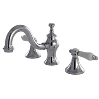 Thumbnail for Kingston Brass KC7161BPL 8 in. Widespread Bathroom Faucet, Polished Chrome - BNGBath
