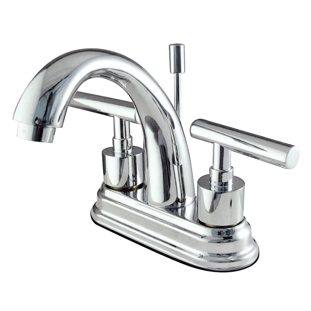 Kingston Brass KS8611CML 4 in. Centerset Bathroom Faucet, Polished Chrome - BNGBath