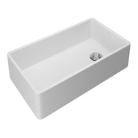 Thumbnail for ROHL Allia 36 Inch Fireclay Single Bowl Apron Front Kitchen Sink - BNGBath