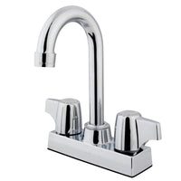 Thumbnail for Kingston Brass GKB460 Water Saving Franklin Centerset Bar Faucet, Polished Chrome - BNGBath