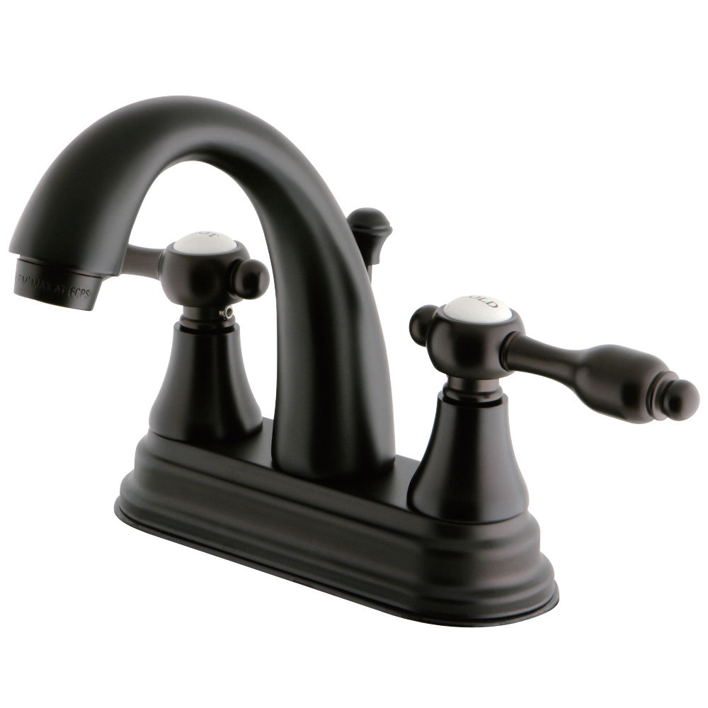 Kingston Brass KS7615TAL 4 in. Centerset Bathroom Faucet, Oil Rubbed Bronze - BNGBath