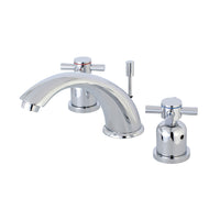 Thumbnail for Kingston Brass KB8961DX 8 in. Widespread Bathroom Faucet, Polished Chrome - BNGBath
