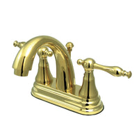 Thumbnail for Kingston Brass KS7612NL 4 in. Centerset Bathroom Faucet, Polished Brass - BNGBath