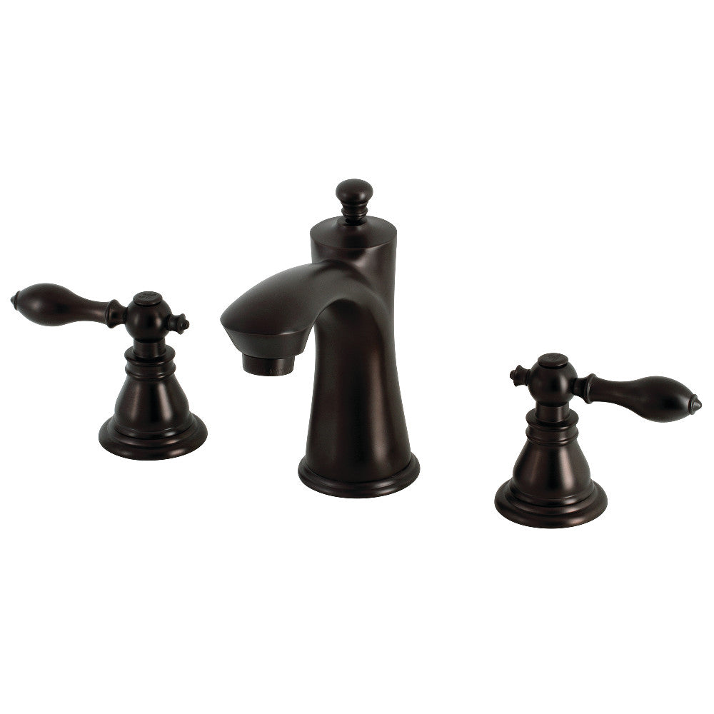 Kingston Brass KB7965ACL American Classic Widespread Bathroom Faucet with Retail Pop-Up, Oil Rubbed Bronze - BNGBath