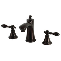 Thumbnail for Kingston Brass KB7965ACL American Classic Widespread Bathroom Faucet with Retail Pop-Up, Oil Rubbed Bronze - BNGBath