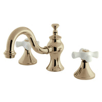 Thumbnail for Kingston Brass KC7162PX 8 in. Widespread Bathroom Faucet, Polished Brass - BNGBath