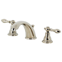 Thumbnail for Kingston Brass KB966ACLPN American Classic Widespread Bathroom Faucet with Retail Pop-Up, Polished Nickel - BNGBath