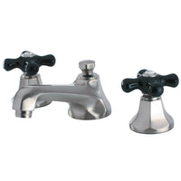 Thumbnail for Kingston Brass KS4468PKX Duchess Widespread Bathroom Faucet with Brass Pop-Up, Brushed Nickel - BNGBath