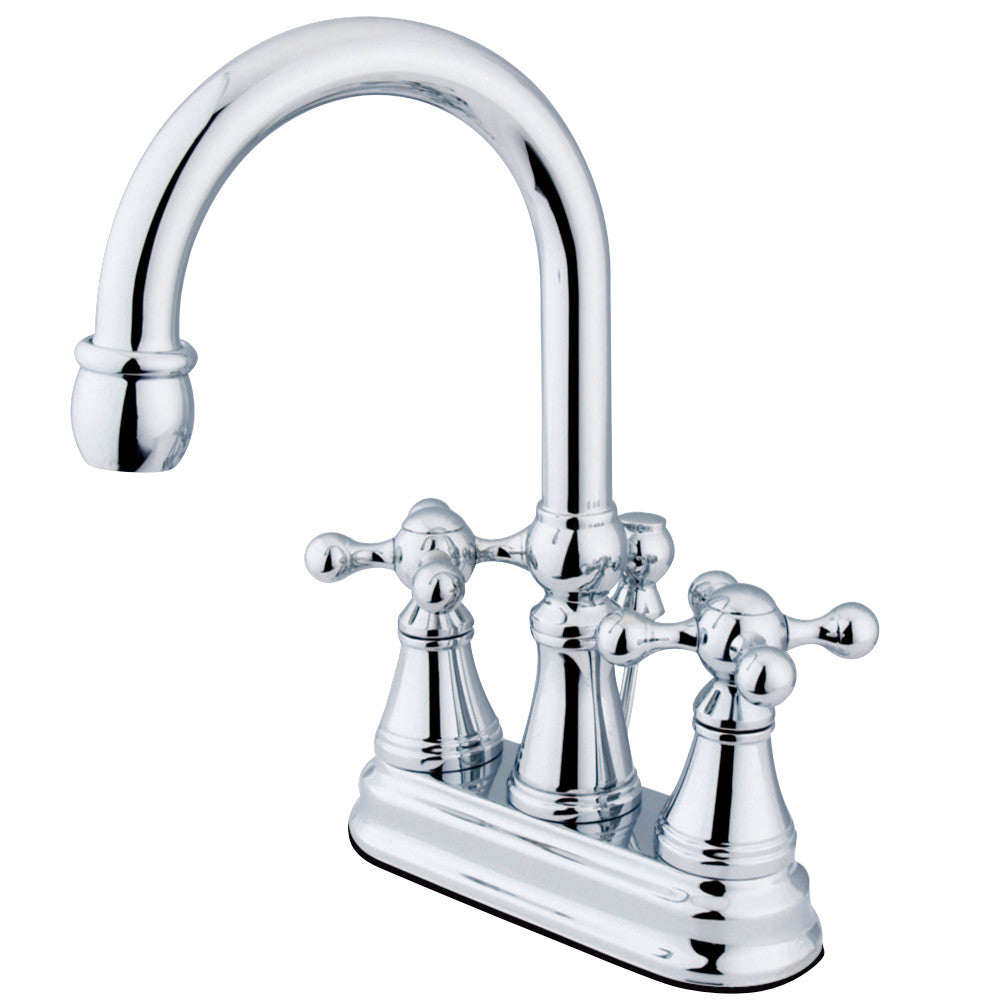 Kingston Brass KS2611KX 4 in. Centerset Bathroom Faucet, Polished Chrome - BNGBath