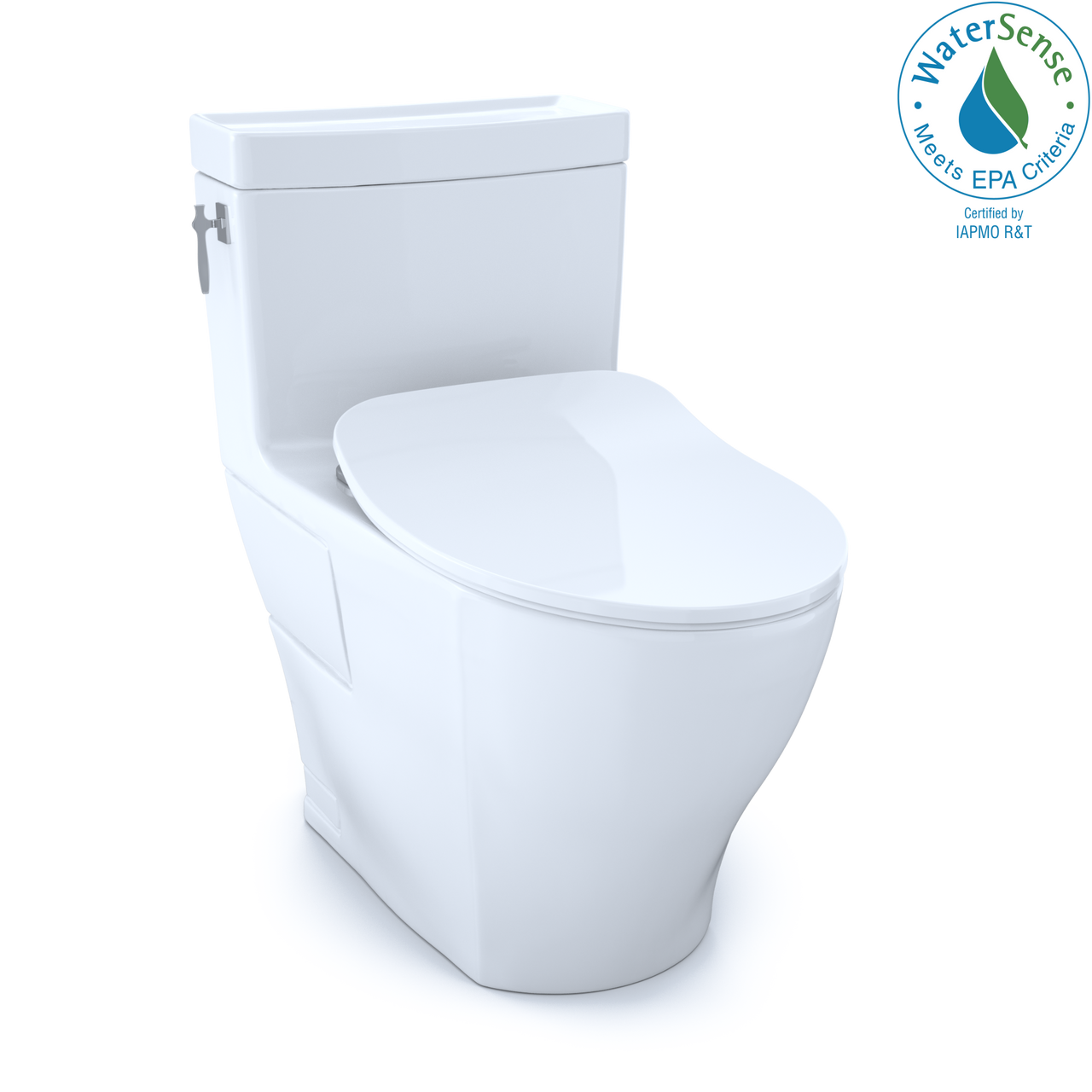 TOTO Aimes One-Piece Elongated 1.28 GPF Toilet with CEFIONTECT and SoftClose Seat, WASHLET+ Ready,  - MS626234CEFG#01 - BNGBath