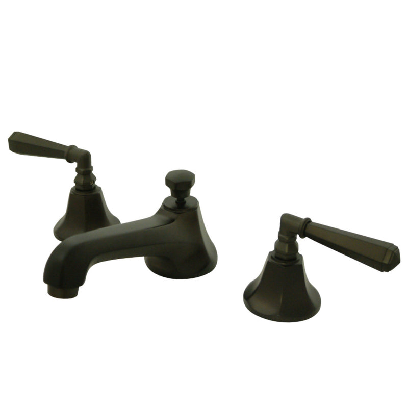 Kingston Brass KS4465HL 8 in. Widespread Bathroom Faucet, Oil Rubbed Bronze - BNGBath