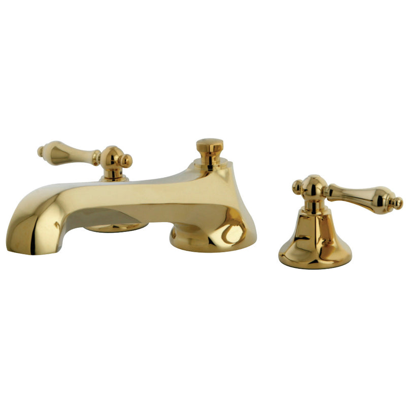 Kingston Brass KS4302AL Metropolitan Roman Tub Faucet, Polished Brass - BNGBath