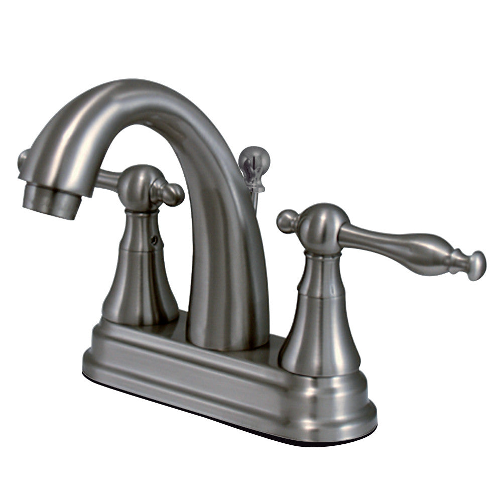 Kingston Brass KS7618NL 4 in. Centerset Bathroom Faucet, Brushed Nickel - BNGBath