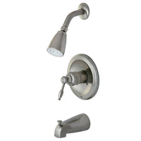 Thumbnail for Kingston Brass KB538KL Tub and Shower Faucet, Brushed Nickel - BNGBath