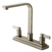 Thumbnail for Kingston Brass KB8798NDLLS NuvoFusion Centerset Kitchen Faucet, Brushed Nickel - BNGBath