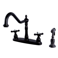 Thumbnail for Kingston Brass KB1755BEXBS Essex Centerset Kitchen Faucet, Oil Rubbed Bronze - BNGBath