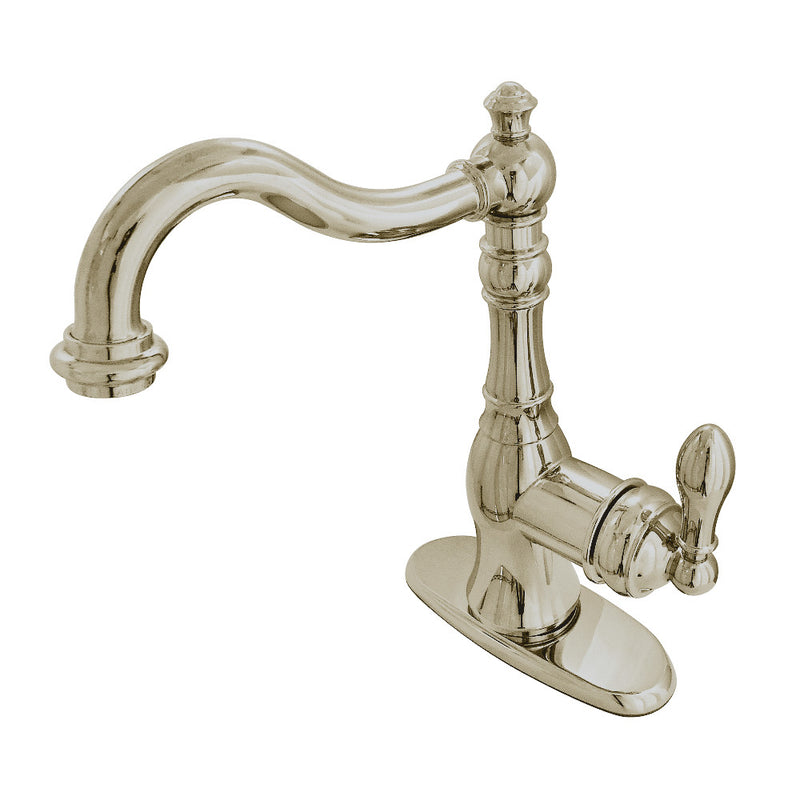 Gourmetier GSY7735ACL Single-Handle Kitchen Faucet, Brushed Nickel - BNGBath