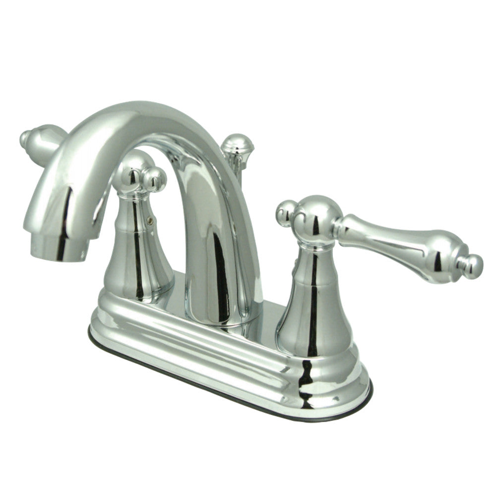 Kingston Brass KS7611AL 4 in. Centerset Bathroom Faucet, Polished Chrome - BNGBath