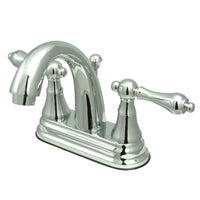 Thumbnail for Kingston Brass KS7611AL 4 in. Centerset Bathroom Faucet, Polished Chrome - BNGBath