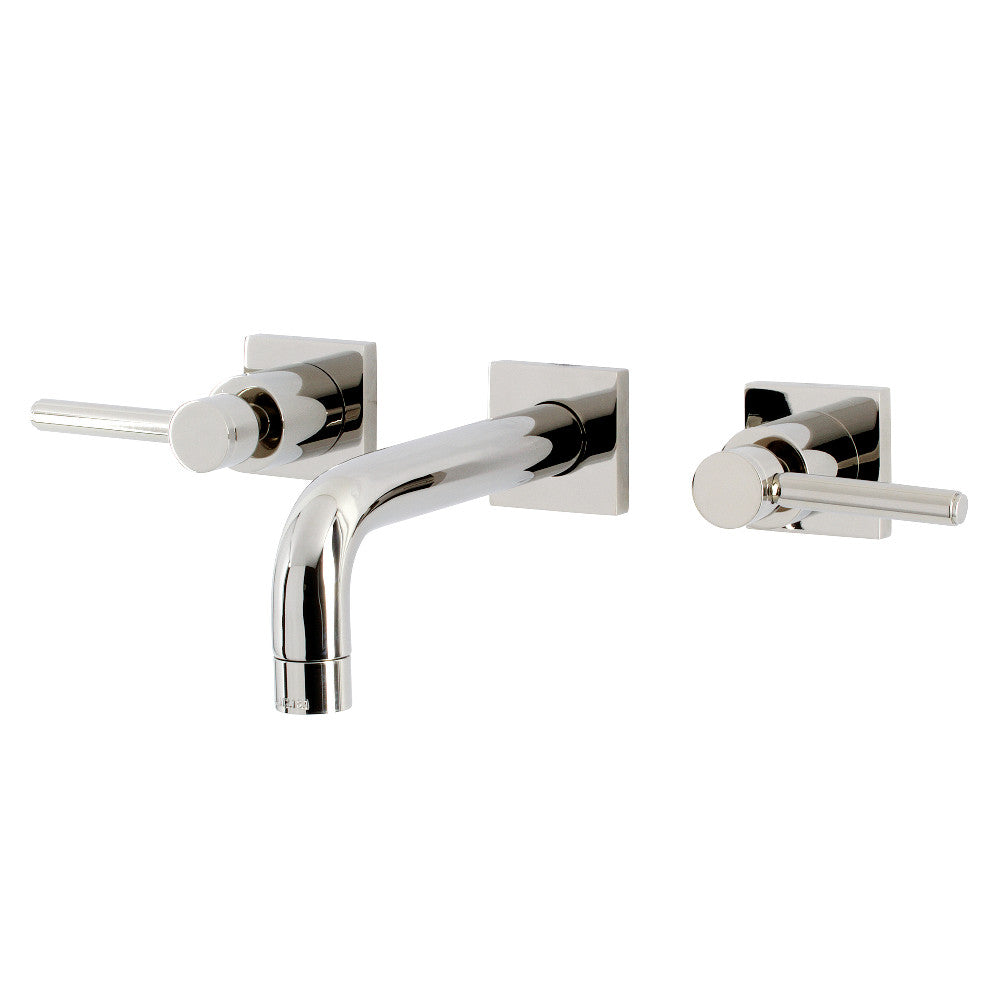 Kingston Brass KS6126DL Concord Two-Handle Wall Mount Bathroom Faucet, Polished Nickel - BNGBath