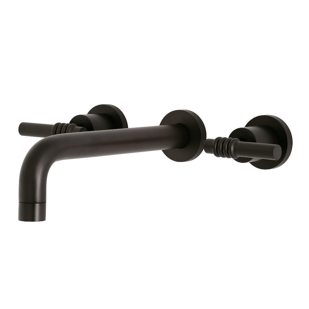 Kingston Brass KS8025ML Milano Two-Handle Wall Mount Tub Faucet, Oil Rubbed Bronze - BNGBath