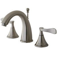 Thumbnail for Kingston Brass KS2978CFL 8 in. Widespread Bathroom Faucet, Brushed Nickel - BNGBath
