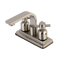 Thumbnail for Kingston Brass KB8468DX Concord 4-Inch Centerset Bathroom Faucet, Brushed Nickel - BNGBath