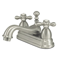 Thumbnail for Kingston Brass KS3608AX 4 in. Centerset Bathroom Faucet, Brushed Nickel - BNGBath
