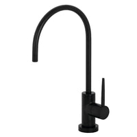 Thumbnail for Kingston Brass KS8190NYL New York Single-Handle Cold Water Filtration Faucet, Matte Black - BNGBath