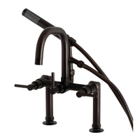 Thumbnail for Aqua Vintage AE8405DL Concord Deck Mount Clawfoot Tub Faucet, Oil Rubbed Bronze - BNGBath