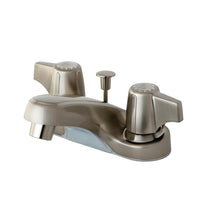 Thumbnail for Kingston Brass KB160SN 4 in. Centerset Bathroom Faucet, Brushed Nickel - BNGBath