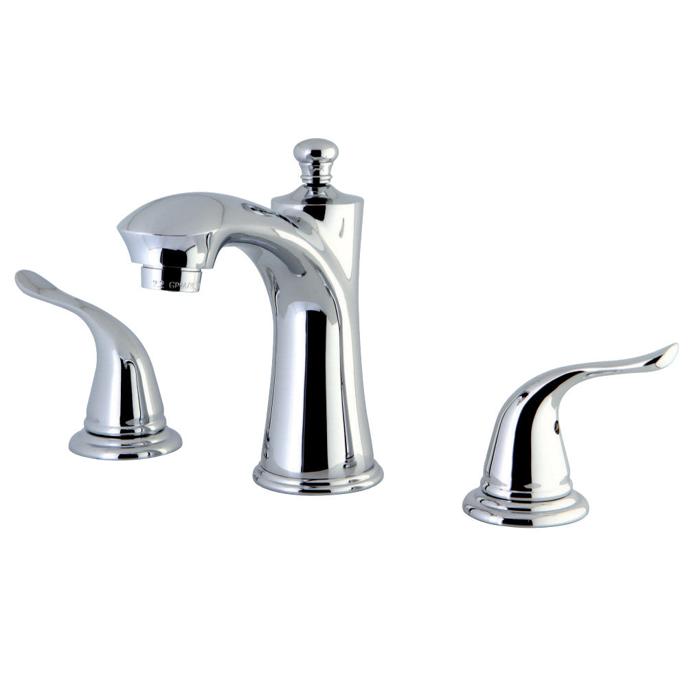 Kingston Brass KB7961YL 8 in. Widespread Bathroom Faucet, Polished Chrome - BNGBath