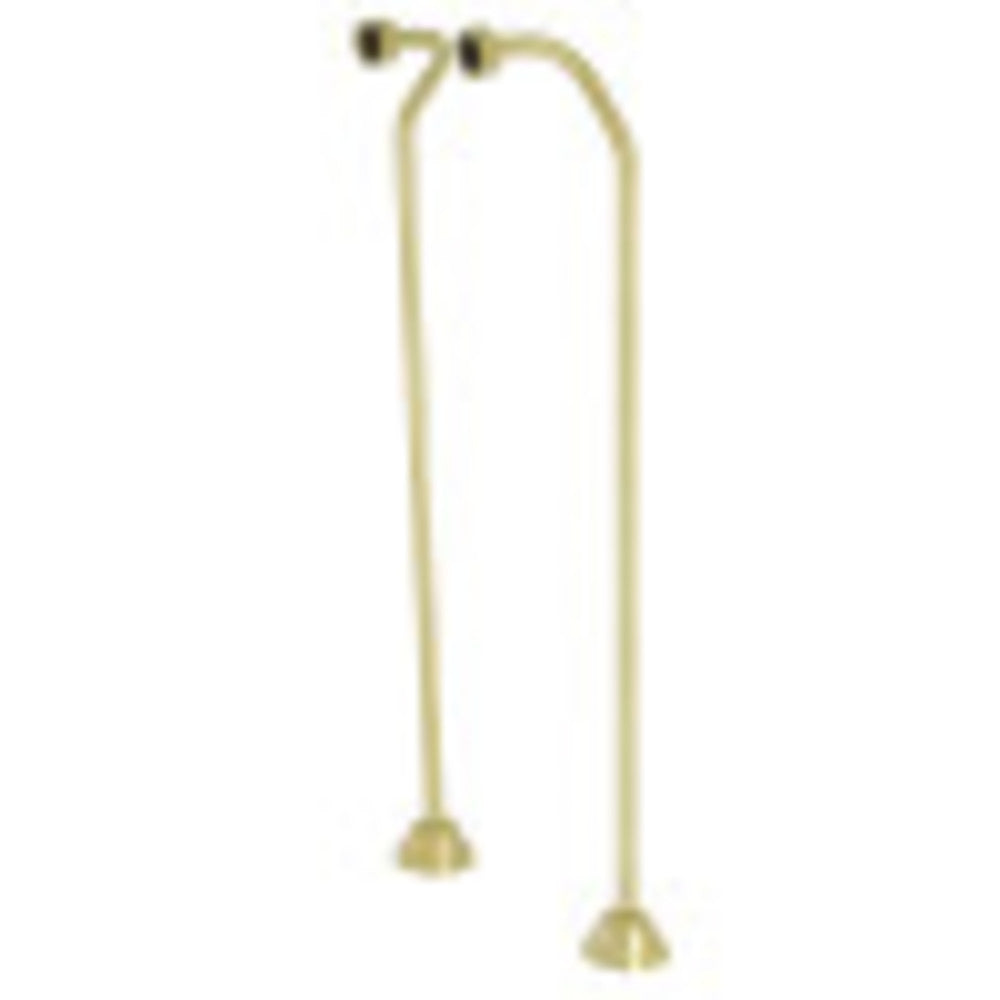 Kingston Brass CC477 Double Offset Bath Supply, Brushed Brass - BNGBath