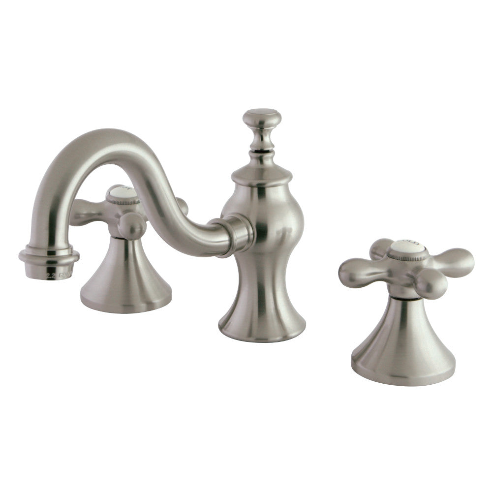 Kingston Brass KC7168AX 8 in. Widespread Bathroom Faucet, Brushed Nickel - BNGBath