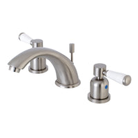Thumbnail for Kingston Brass KB8968DPL 8 in. Widespread Bathroom Faucet, Brushed Nickel - BNGBath
