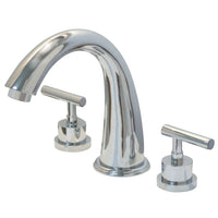 Thumbnail for Kingston Brass KS2361CML Manhattan Roman Tub Faucet, Polished Chrome - BNGBath