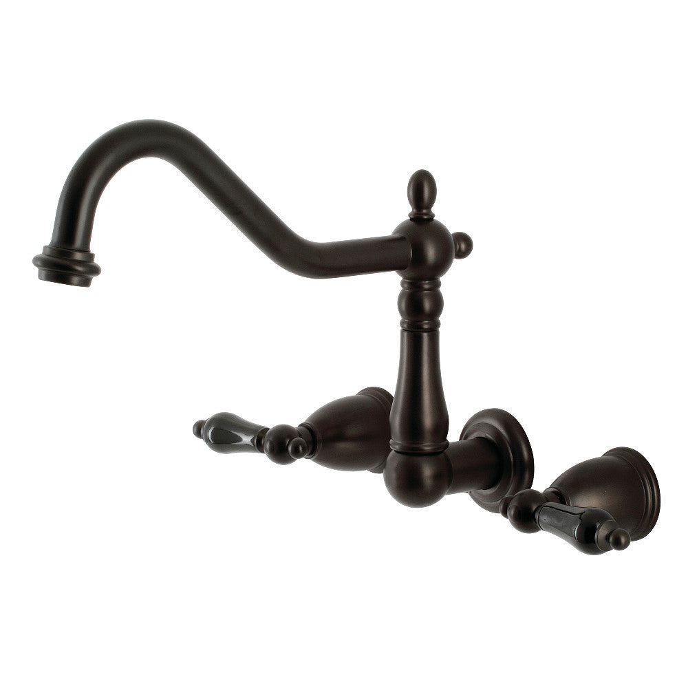 Kingston Brass KS1025PKL Duchess Wall Mount Roman Tub Faucet, Oil Rubbed Bronze - BNGBath