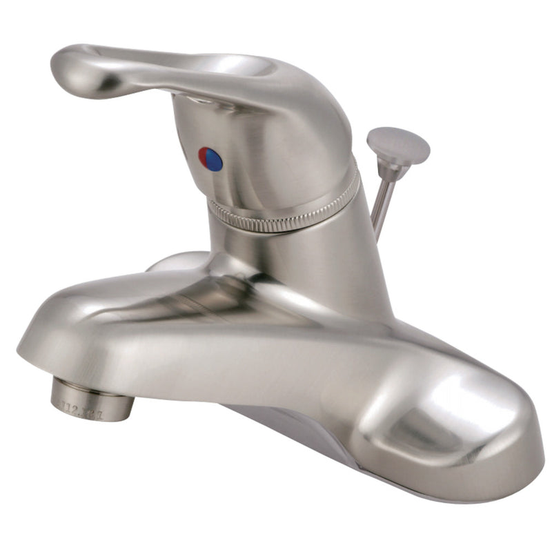 Kingston Brass KB518B Single-Handle 4 in. Centerset Bathroom Faucet, Brushed Nickel - BNGBath
