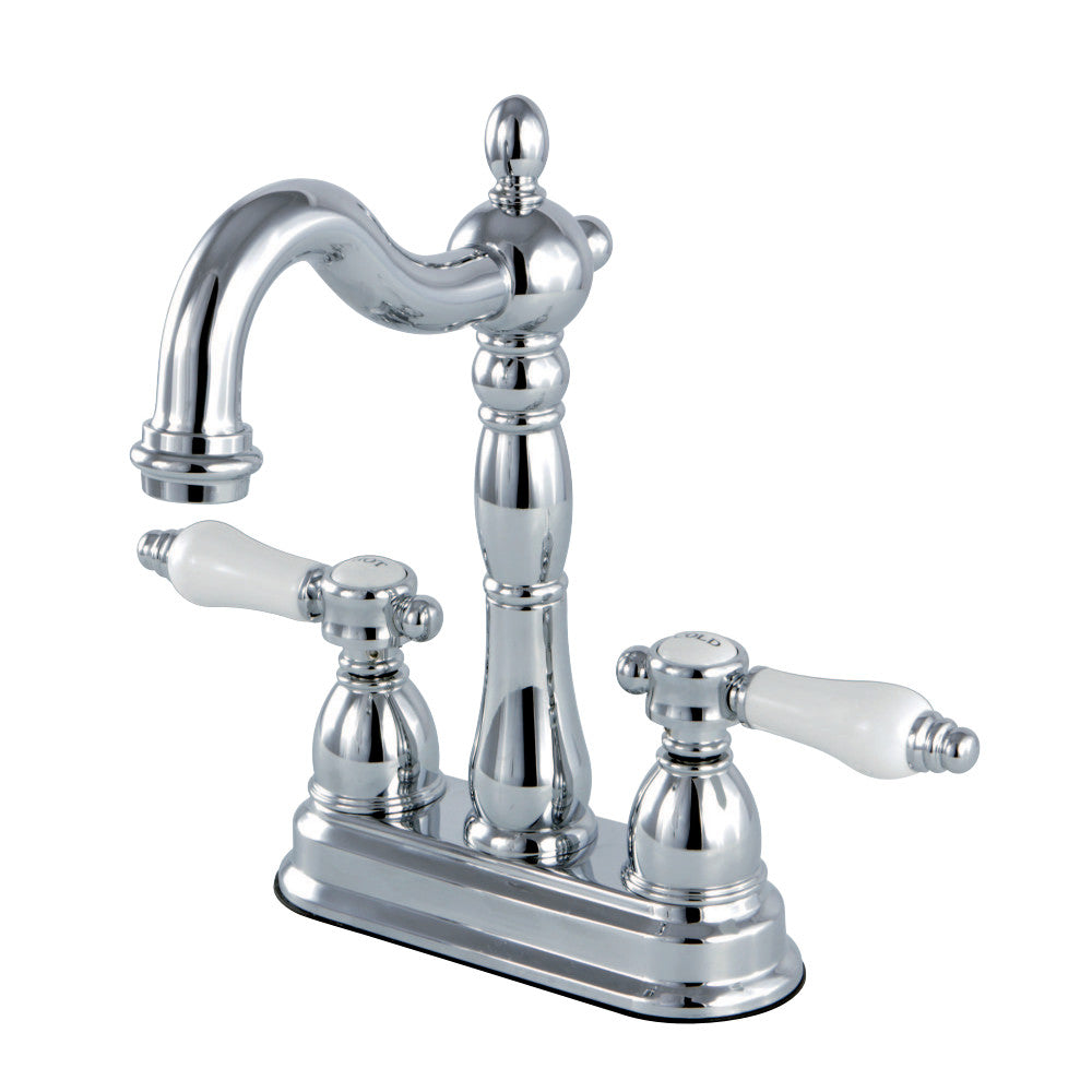 Kingston Brass KB1491BPL Bel-Air Two-Handle Bar Faucet, Polished Chrome - BNGBath