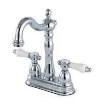 Thumbnail for Kingston Brass KB1491BPL Bel-Air Two-Handle Bar Faucet, Polished Chrome - BNGBath